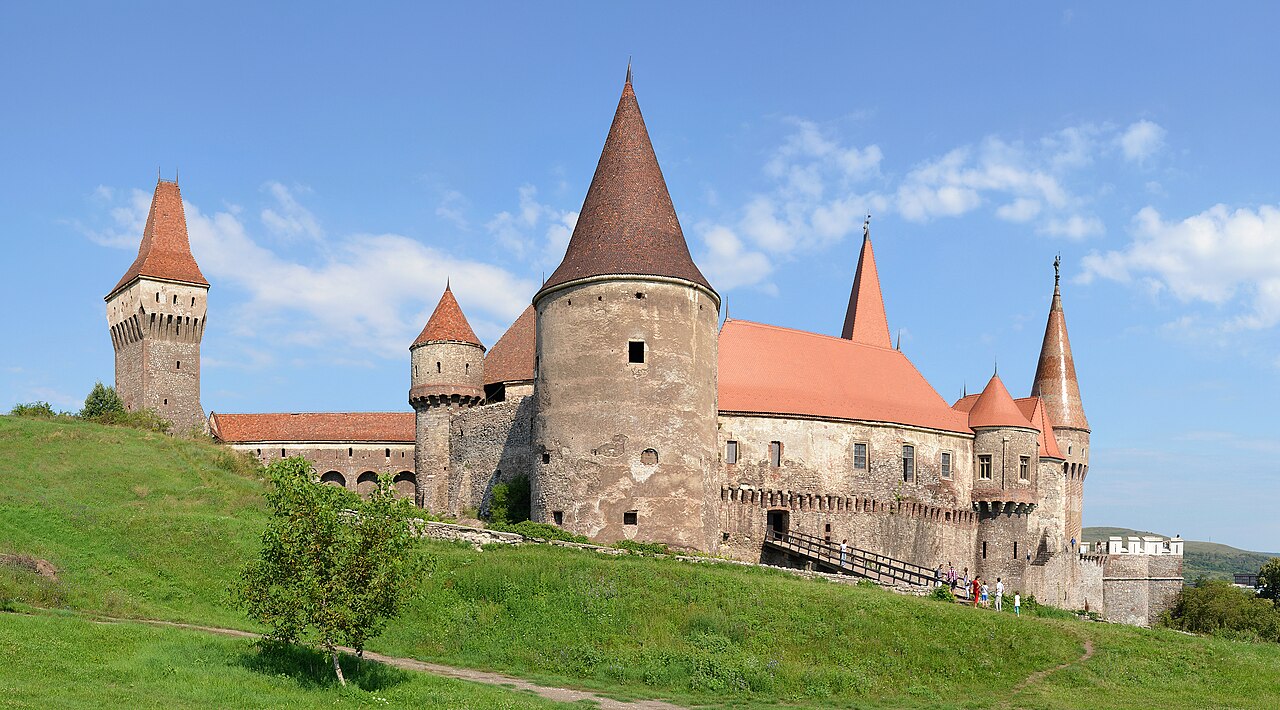 Corvin Castle in Hunedoara, shown as context for a family visit to the city