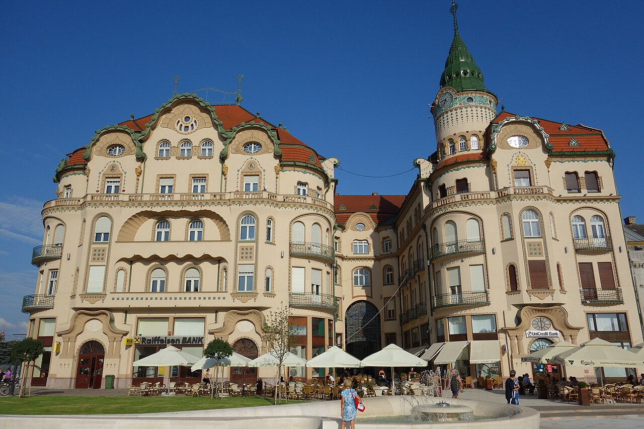 The Black Eagle Palace in Oradea