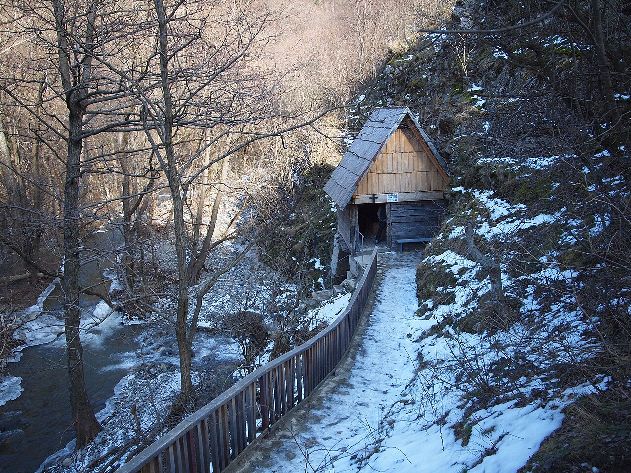 Moara de la Tunel watermill in Rudăria Gorge at Eftimie Murgu